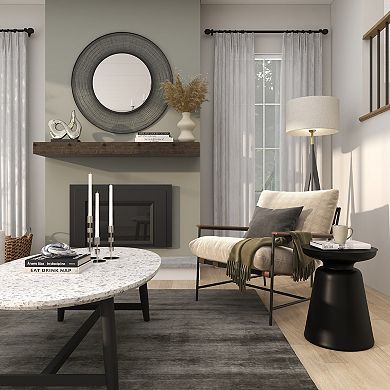 Stella & Eve Modern Bell-Shaped Base Metal End Table