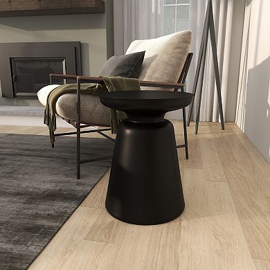 Stella & Eve Modern Bell-Shaped Base Metal End Table