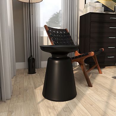 Stella & Eve Modern Bell-Shaped Base Metal End Table