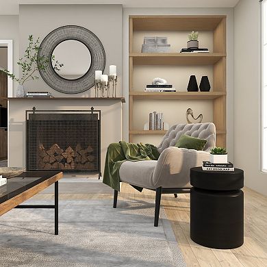 Stella & Eve Modern Metal End Table