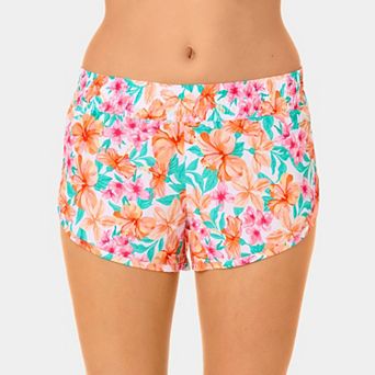 Juniors' Hurley Tropic Punch 2.5-Inch Pull-On Swim Bottoms