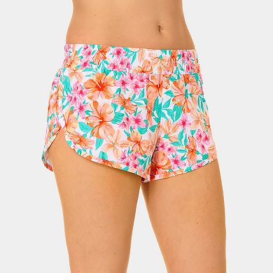 Juniors' Hurley Tropic Punch 2.5-Inch Pull-On Swim Bottoms