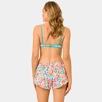 Juniors' Hurley Tropic Punch 2.5-Inch Pull-On Swim Bottoms