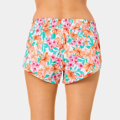 Juniors' Hurley Tropic Punch 2.5-Inch Pull-On Swim Bottoms