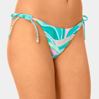 Juniors' Hurley Scoop Cheeky Tie Swim Bottoms