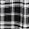 Uneven Plaid Black Ivo