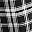 Uneven Plaid Black Ivo