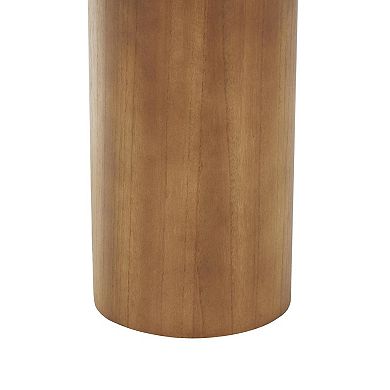 Stella & Eve Wood Pedestal End Table