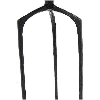 Stella & Eve Slim Textured Aluminum Metal End Table