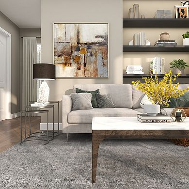 Stella & Eve 3-pc. Round Nesting Metal End Table Set