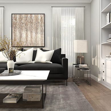 Stella & Eve 3-pc. Round Nesting Metal End Table Set