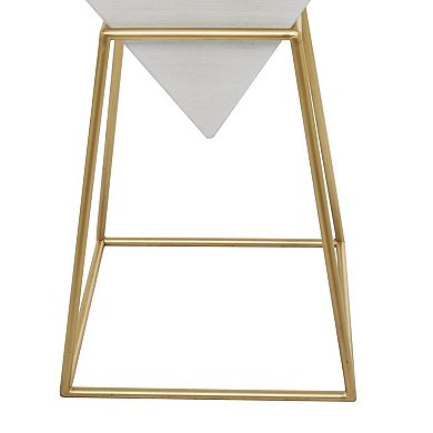 Stella & Eve Inverted Pyramid Wood End Table