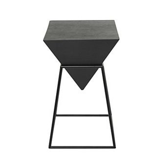 Stella & Eve Inverted Pyramid Wood End Table