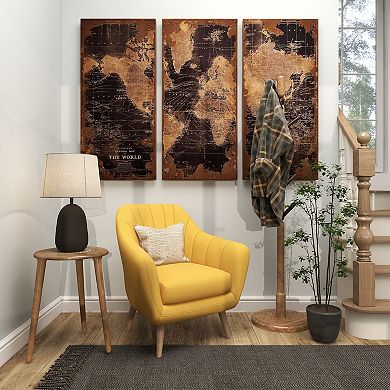 Stella & Eve Intricately Carved Mango Wood End Table