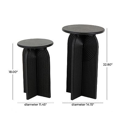 Stella & Eve 2-pc. Arched Pedestal End Table Set
