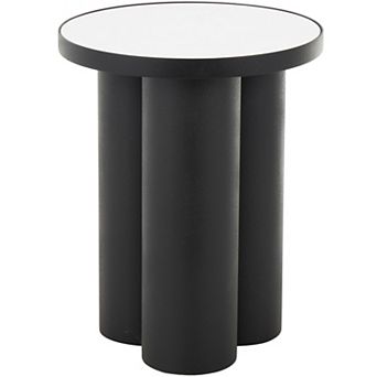 Stella & Eve Marble Top Metal End Table