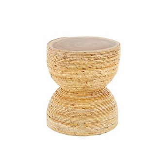 Stella & Eve Handmade Woven End Table