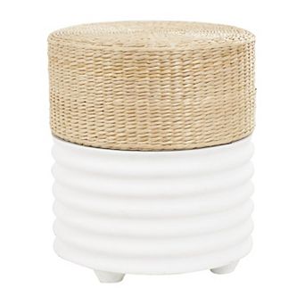Stella & Eve Woven Seagrass Top End Table