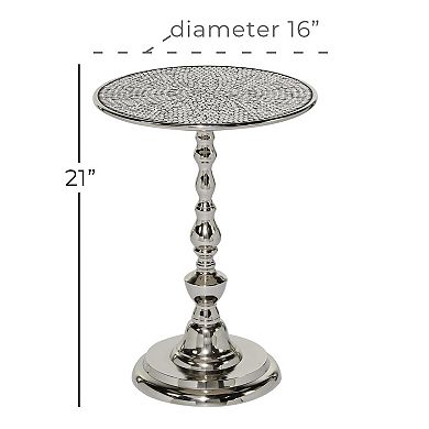 Stella & Eve Decorative Top Metal End Table