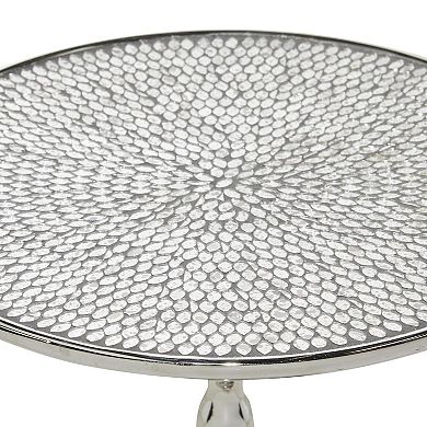 Stella & Eve Decorative Top Metal End Table