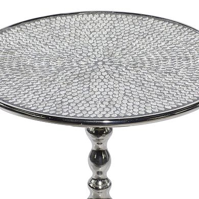 Stella & Eve Decorative Top Metal End Table