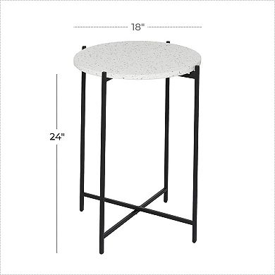 Stella & Eve Terrazzo Stone End Table