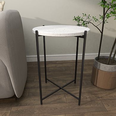 Stella & Eve Terrazzo Stone End Table