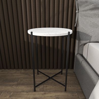 Stella & Eve Terrazzo Stone End Table