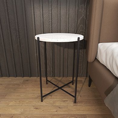 Stella & Eve Terrazzo Stone End Table