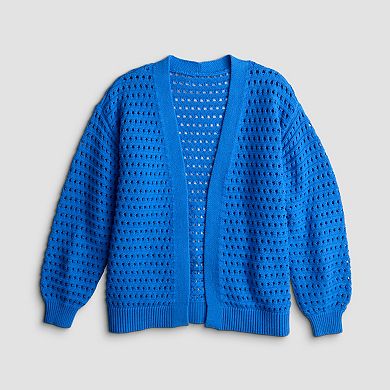Petite Sonoma Goods For Life® Fisherman Cardigan Sweater