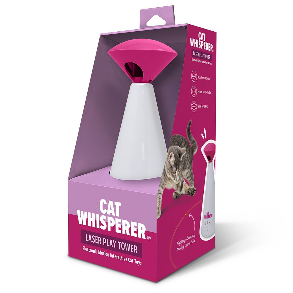 Cat Whisperer Laser Play Tower Cat Toy