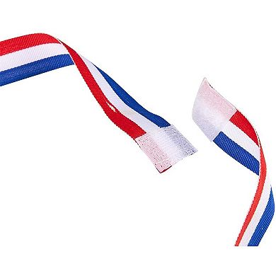 6 Pack 1st Place Gold Award Winner Medals with Ribbons 2.6" Diameter