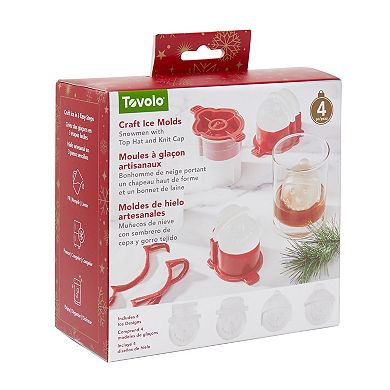 Tovolo 4-pc. Holiday Snowmen Ice Mold Set