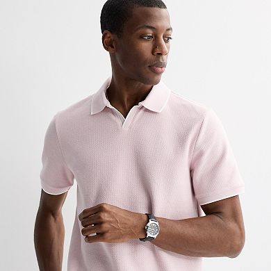 Apt. 9® Short Sleeve Tipped Johnny Collar Polo