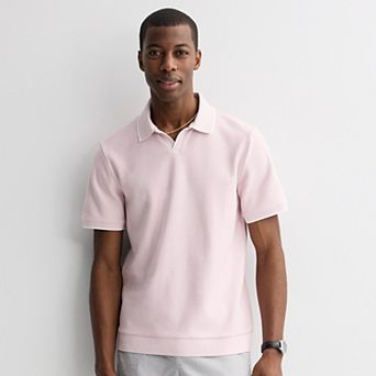 Apt. 9® Short Sleeve Tipped Johnny Collar Polo