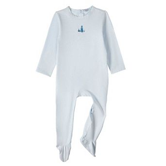 Baby and Toddler Boys "Boy And His Waddling Ducks" Cotton Rich Footie