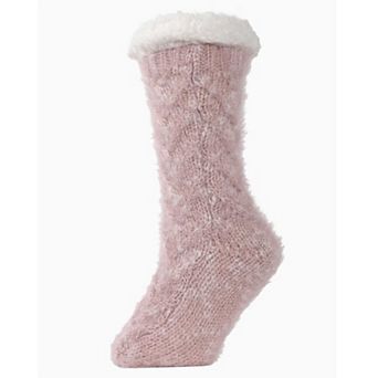 Women's Fifth Avenue Plush-Lined Slipper Socks