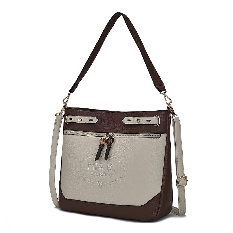 MKF Collection Evie Shoulder Bag, Brown Beige