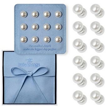 Double-Sided Pearl Veil Weights - 12 Non-Damaging Magnetic Bridal Veil Weights