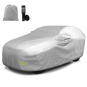 Mockins 200”x75”x75” Silver 150D Oxford Polyester SUV Car Cover