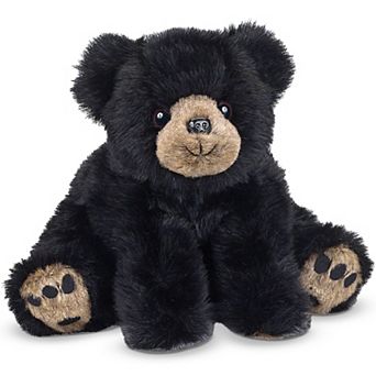 Rocky Plush Toy Stuffed Animal Black Bear for boys and girls, 19"