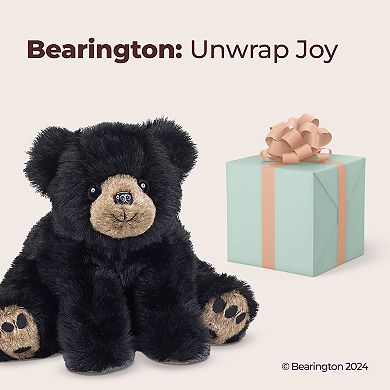 Rocky Plush Toy Stuffed Animal Black Bear for boys and girls, 19"