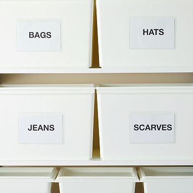 100 Pack Top Load 4x6 Photo Sleeves with Adhesive, Index Card Holder