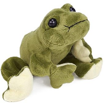 Frank Jr. Plush Stuffed Animal Frog 8" , Green Soft Plush