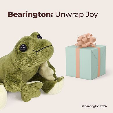 Frank Jr. Plush Stuffed Animal Frog 8" , Green Soft Plush