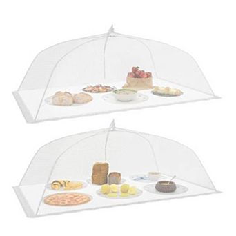 Simply Genius Extra Large Food Tents (2 Pack) 39x24, Reusable & Collapsible