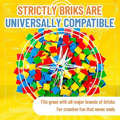 Classic Bricks, 288 Pieces, Blue, Green, Red, and Yellow, 2x2 Pixels