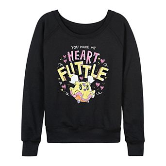 Women's Pokémon You Make My Heart Flittle French Terry Long Sleeve Tee