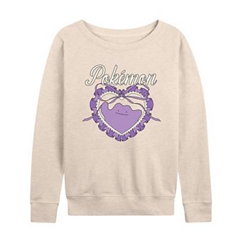 Women's Pokémon Ditto French Terry Long Sleeve Tee