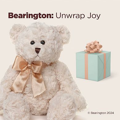 Huggles Creamy White Plush Bear: 16 Tall Classic Stuffed Teddy Bear